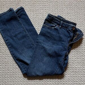 Lands' End Women's Deep Indigo Skinny Jeans